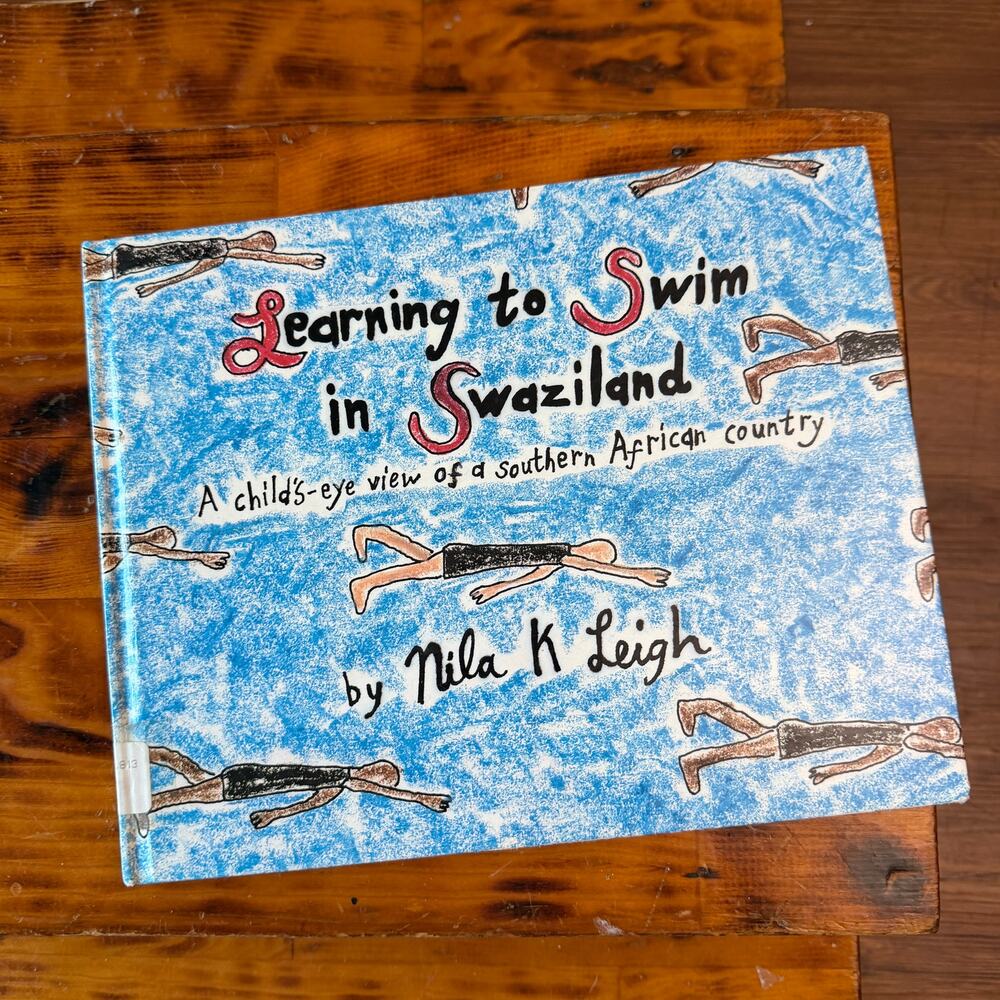 Vintage 1993 Learning To Swim In Swaziland Hardcover Book